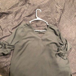 2 Maurices silk shirts
